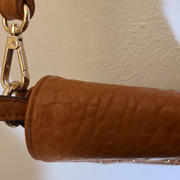 V Couture by Kooba brown studded crossbody with adjustable strap - Picture 4 of 16